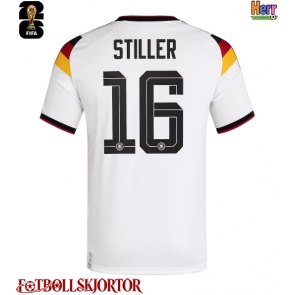 Tyskland Angelo Stiller #16 Hemmatröja VM 2026 Kortärmad